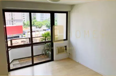 Apartamento ensolarado para locação, 2 dormitórios, 1 suíte, 2 vagas e lazer completo no itaim bibi