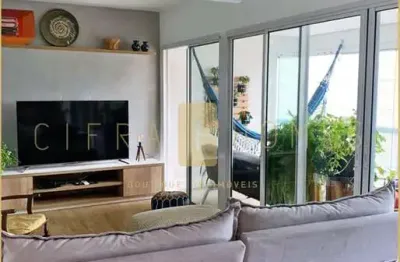 Apartamento para locação e venda com 135m², 3 suítes, varanda gourmet, 3 vagas de garagem, em perdi