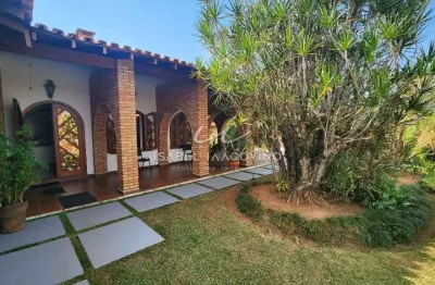 Venda de imóvel de luxo em condomínio exclusivo em vinhedo-sp: 7 quartos, 2 suítes, 415m² na estância marambaia