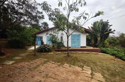Linda casa estilo rústico à venda, condomínio vale da santa fé, vinhedo-sp