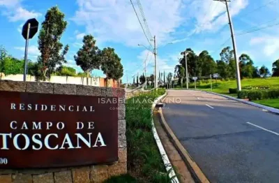 Terreno, 822m² à venda, condomínio campo de toscana, vinhedo, sp.