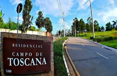 Terreno à venda em condomínio exclusivo de vinhedo-sp: 860,00 m² no condomínio campo de toscana