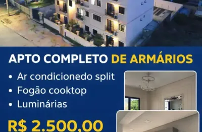 Apartamento   mobiliada fundos     shopping Estação bairro Santa rosa