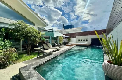 Casa com 5 quartos à venda na rua dos jacundás, 64, jurerê internacional, florianópolis por r$ 6.900.000