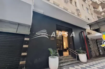 Excelente conjunto sala comercial no centro do rio, com 48m², dois banehiros e copa. proximo a comer