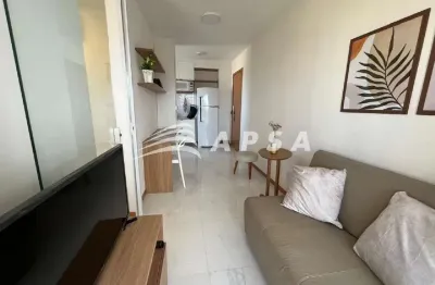 Ótima oportunidade! apartamento 1 quarto com varanda mobiliado em armação. apartamento 34m² com 1 sa