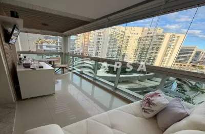 Lindo apartamento duplex, 02 suítes, no centro metropolitano - barra olímpica, para aluguel. com 114