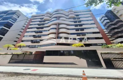Apartamento todo mobiliado, com 03 quartos, sendo 01 suíte, ampla varanda, wc social, cozinha com ar