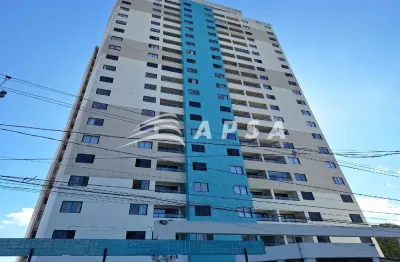 Apartamento com dois quartos, sendo um suíte, sala 02 ambientes, banheiro social, cozinha com armári