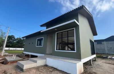 Casa nova - loteamento calegari - bairro jaqueline em içara - aceita financiamento