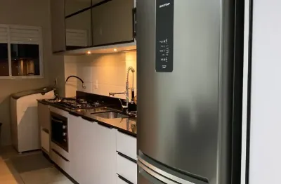 Apartamento semi mobiliado - residencial ben vivere - ultimo andar