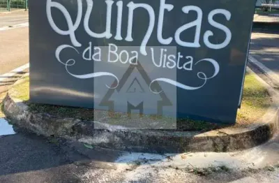 Terreno em condomínio para venda em atibaia, condominio quintas da boa vista