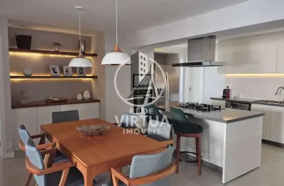 Locação - alto padrão -mobiliado - apto 3 dorms.1suíte 1 vaga - moema