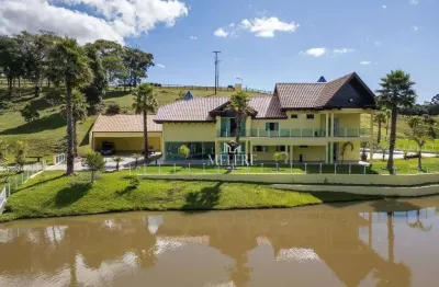 Chácara com 8 dormitórios à venda, 90000 m² por r$ 4.590.000,00 - area rural - são josé dos pinhais/pr