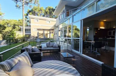 Casa com 4 dormitórios à venda, 370 m² por r$ 3.800.000,00 - campo comprido - curitiba/pr