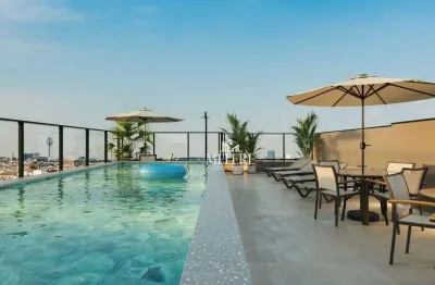 Apartamento com 1 dormitório à venda, 23 m² por r$ 240.500,00 - bacacheri - curitiba/pr