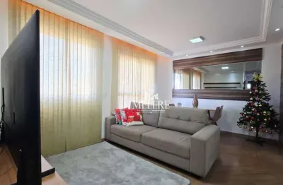 Apartamento com 3 dormitórios à venda, 68 m² por r$ 550.000 - lindóia - curitiba/pr