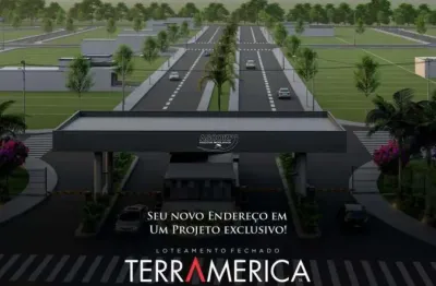 Terreno à venda no condomínio terramerica loteamento fechado, parque taquaral, piracicaba.