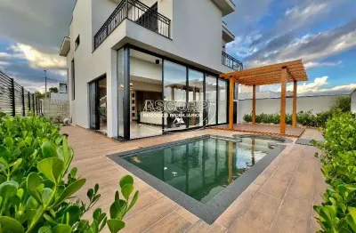 Casa a venda no condomínio villa d'áquila, santa rosa, piracicaba.