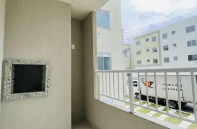Apartamento com 2 quartos à venda na rua humberto cesar de moraes, 65, jardim janaina, biguaçu por r$ 285.000