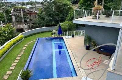Linda casa contemporânea integrada com ótimo acabamento em cotia-sp.