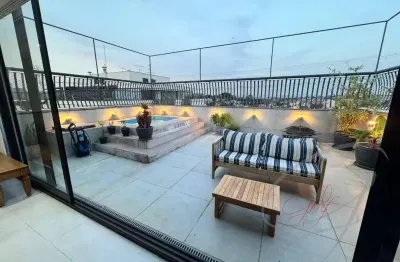 Cobertura à venda em são paulo-sp, cidade são francisco: 3 quartos, 1 suíte, 1 sala, 3 banheiros, 3 vagas, 163 m².