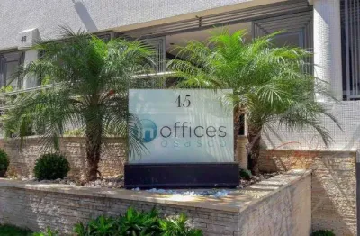 Sala comercial à venda no centro de osasco-sp: com 2 banheiros, 1 vaga de garagem, 34,70 m² de área.