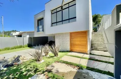 Casa residencial para venda, nova, quinta dos angicos, granja viana cotia 3 dormitórios sendo 3 suítes, 3 salas, 4 banheiros, 5 vagas 230,18 m² constr