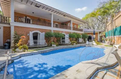 Residência de luxo em alto de pinheiros: 4 quartos, 2 suítes, 3 salas, 6 banheiros, 6 vagas, 605m² - são paulo-sp.