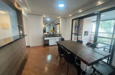 Apartamento de 111,00m² útil, com 3 quartos e 2 suítes, 2 vagas garagem e varanda gourmet e churrasqueira no bairro cidade s. francisco sp