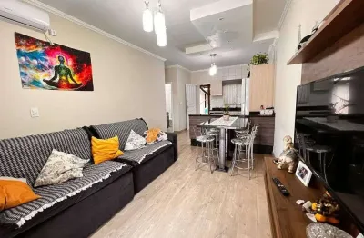 Casa geminada semi mobiliada com 2 dormitórios, bananal do sul