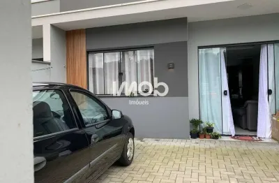 Casa geminada de esquina com 2 quartos, beira rio - guaramirim