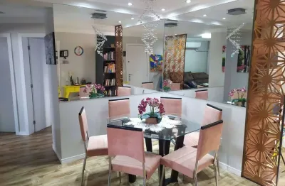 Apartamento semimobiliado com 1 suíte + 2 quartos, bairro baependi