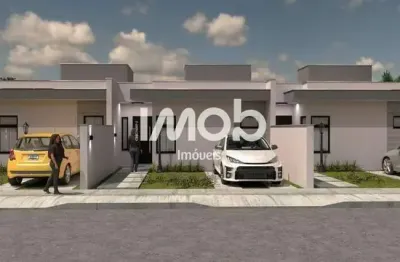 Casa geminada com 1 suíte + 2 quartos, corticeira - guaramirim