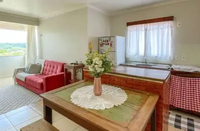 Apartamento semimobiliado com 2 quartos, jaraguá 99