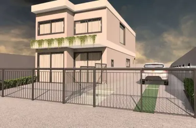 Terreno com casa em construção, barra do rio cerro - jaraguá do sul