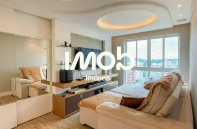 Apartamento com 1 suíte + 1 quarto, centro - jaraguá do sul