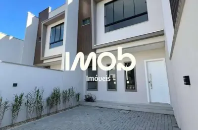 Casa geminada com 1 suíte + 2 quartos, barra do rio cerro - jaraguá do sul