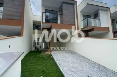 Casa geminada com 1 suíte + 2 quartos, ilha da figueira - guaramirim/sc