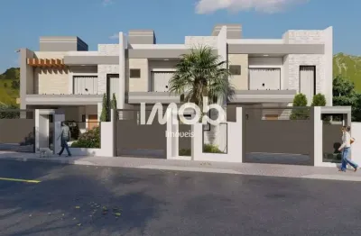 Geminado com 1 suíte + 2 quartos no bairro amizade - guaramirim