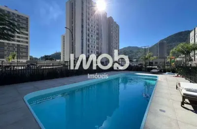 Apartamento semimobiliado com 02 quartos e piscina no bairro baependi em jaraguá do sul