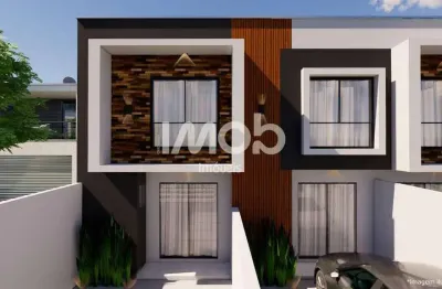 Casa geminada duplex com 02 dormitórios no bairro bananal em guaramirim