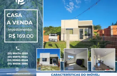 Casa com 2 quartos à venda no Pinhal Zona Sul, Balneário Pinhal 