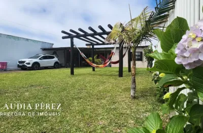 Casa em magisterio - balneário pinhal com quiosque e 4 dormitórios