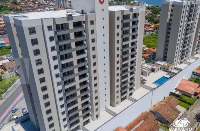 Apartamento com 2 dormitórios no skyline comfort club em penha a 400m do mar