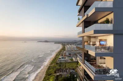 Residence barra view frente mar com 3 dormitórios e lazer completo na praia do tabuleiro em barra velha