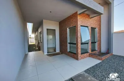 Casa térrea com 3 dormitórios, suíte e quintal amplo no bairro itajuba em barra velha