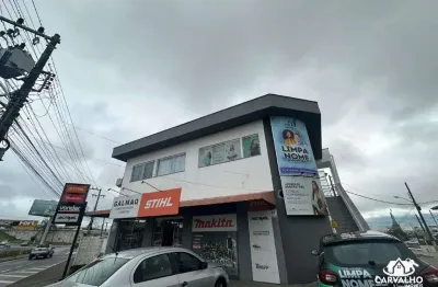 Sala comercial com 50m² e recepção em frente à milium – centro de barra velha
