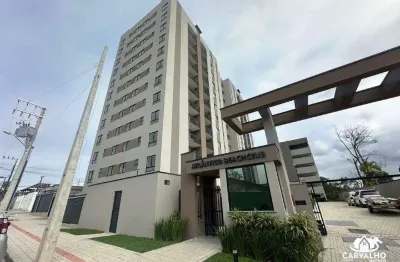 Apartamento semi-mobiliado com 2 dormitórios vista mar no centro de balneário piçarras