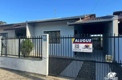 Casa para locação anual com 2 dormitórios e suíte no bairro vila nova em barra velha